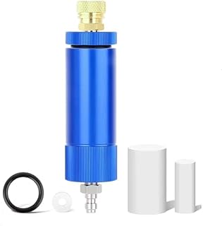 Regulador de filtro para compresor de aire: trampa de agua y humedad, separador de aceite y agua con rosca interna/externa.