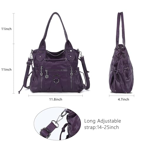 Image of Angel Kiss Hobo Bags for Women Fashion Shoulder Bag Ladies Purses and Handbags Roomy Tote Bags Purse with Crossbody Strap