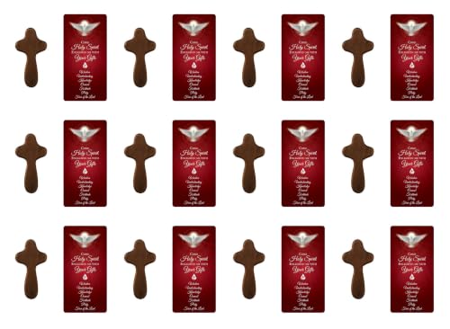 Autom Small Handheld Prayer Cross & Scripture Card, 12-Count, Bread of Life