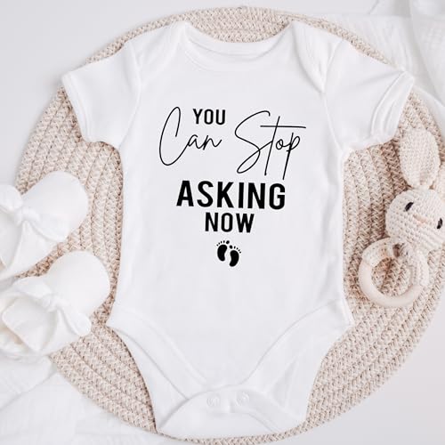 Funny Pregnancy Announcement Gift, You can stop asking Now, Baby Coming Soon Reveal idea for Grandma, Grandpa, Dad, Husband, Aunt, Uncle2