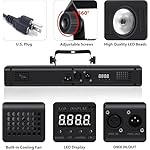 LED Stage Light Bar,50W LED 4in1 RGBW DJ Lights Bar with Remote Control Sound Activated DMX Stage Lighting Uplights for Church Events Wedding Disco Party Stage DJ Lighting 2Pack - Image 5