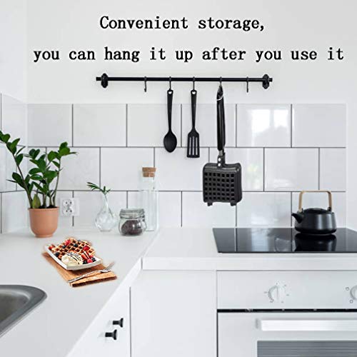 CHAWHO Waffeleisen Antihaft Belgische Waffel Pfannenform Pressplatte - Eiswaffeleisen mit Stiel für Waffeln… – Bild 6