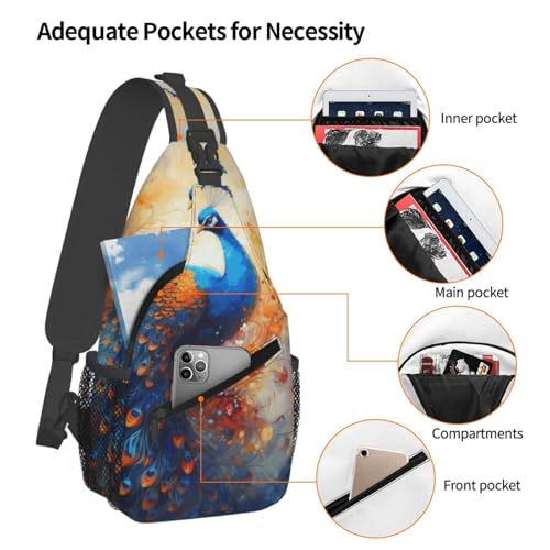 Bolso tipo bandolera cruzado para viaje y senderismo miniatura 3