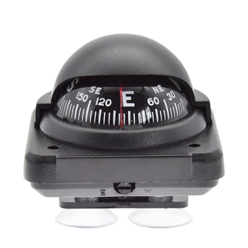 Car Compass, Compact Vehicle Compass, Easy to Install Suitable for Car, Watercraft, Boat, and Truck