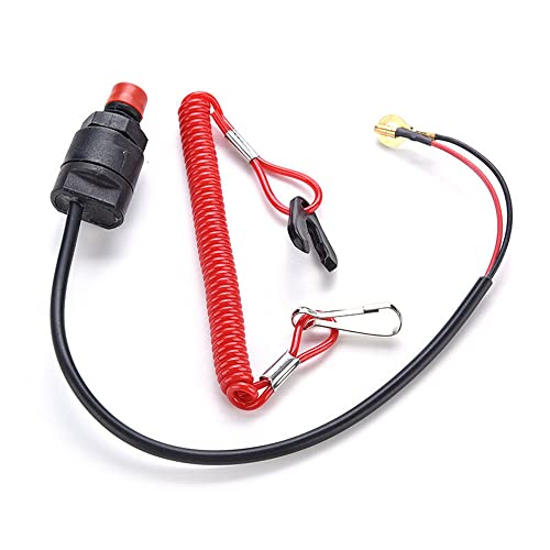 Interrupteur D'arrêt D'urgence Avec Attache Pour Hors-bord Yamaha 15-40HP 2 Temps - Réf. 6E9-82575-09 - 14