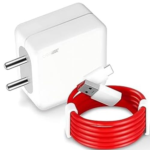 Image of Original 30 Watt Dash Charger USB Type C- Cable Compatible with Oneplus Nord CE 5G / Nord / 7 / 7T / 7 Pro / 7T Pro / 6T with 6 Months Warranty