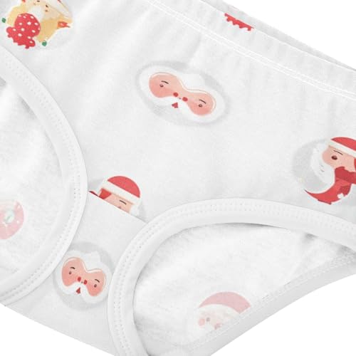 GuoChe Santa Claus 1-piecing Hip Design Panties Comfort Underwear for Kids in Sizes 2T,3T, 4T, 5T, 6Y and 8Y4