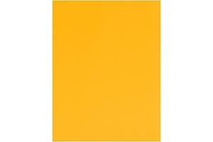 24 Sheets Yellow Cardstock Paper 8.5 x 11 Inches - Perfect for DIY Crafts