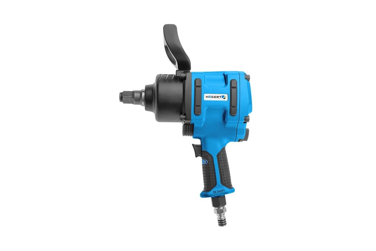 Högert Technik - Visseuse à Percussion pneumatique 3/4" I Mécanisme de Frappe - Double Marteau I Couple de Fonctionnement jusqu'à 1800 Nm I 3 domaines de Fonctionnement I Commutateur pour Le Sens de