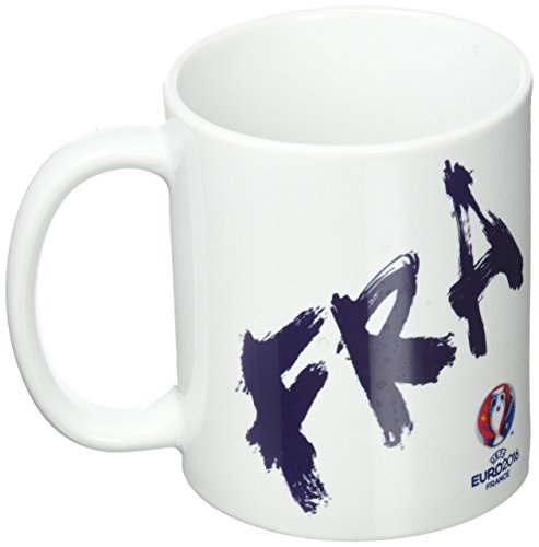 UEFA Euro{2016} - Taza de café Francia logo blanco