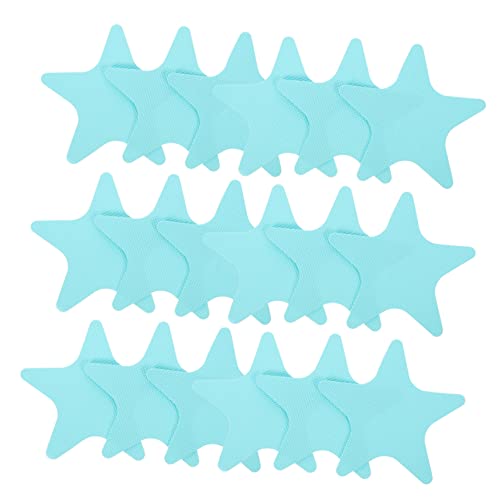 HOOTNEE 20Pcs Non Slip Bathroom Ground Stickers Peva Pentagram Design Easy to Apply Slip Decals for Bathtubs Showers and Smooth Surfaces