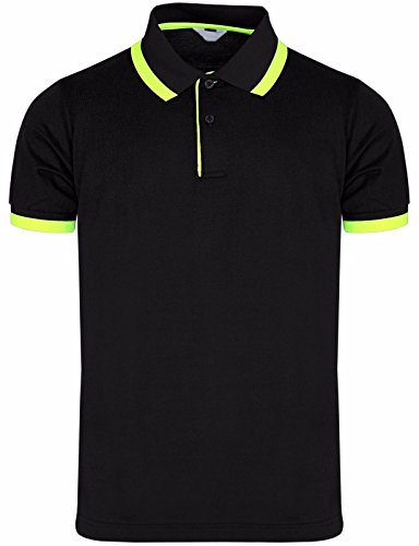 BCPOLO Polo Piqué para Hombre Manga Corta Punto Fluorescente miniatura 2