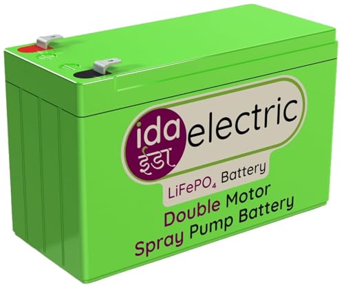 Image of LiFePo₄ Battery for Agriculture Spray Pump (25-30 Pump /Charge), Solar Light, Kids Toy Battery - 12V 75 Watt - Light Weight 800g