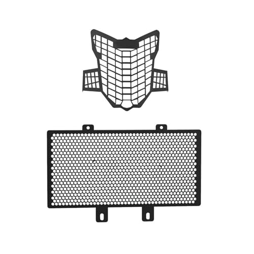 Protection de phare XT660Z Tenere premium en acier avec grille de radiateur