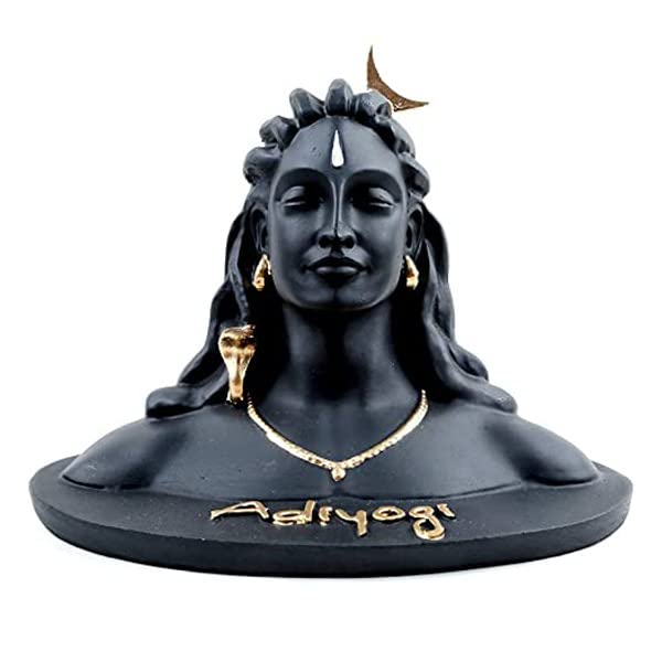 Buy Ayyappan Traders Resin Isha Adiyogi Statue for Car Adiyogi Black