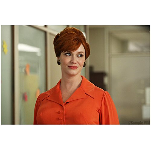 Mad Men Christina Hendricks Joan Harris Smirking In Orange Blouse 8 x 10  Photo at Amazon's Entertainment Collectibles Store