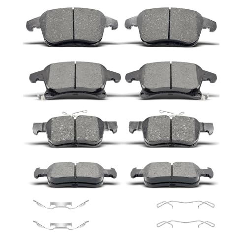 DYZJKWJW D1653 D1665 Front Rear Ceramic Brake Pads With Clips