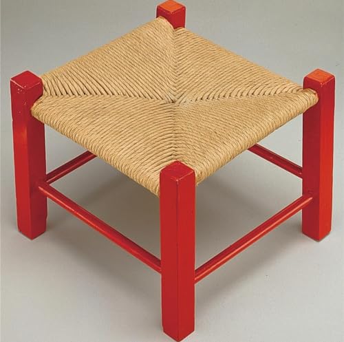 Tabouret en fibre brute meuble en kit S&S Worldwide bois à peindre