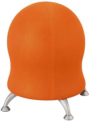 212 Main Zenergy Ball Chair - Orange - 23 x 22.5 x 22.5 in.