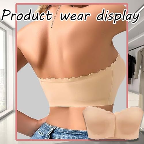 Agreetally Bra,Surpassdo Strapless Bra,Surpassdo - Seamless Front Closure Strapless Bandeau Bras4