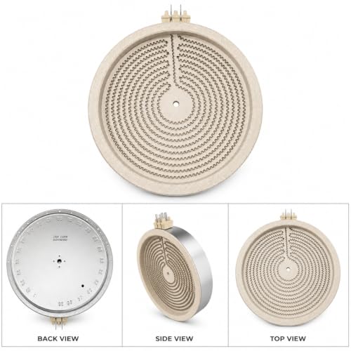 Image of HappyHomeLife 2000W Ceramic Infrared Heating Coil 230V | 20cm Heating Plate for Infrared Cooker, Glass Top Cooktop Element & Electric Stove Replacement Spare Part