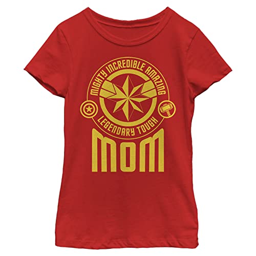 T-shirt Marvel Girl's Mom rouge XL idéal pour vos sorties en famille