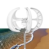 Top 5 Melhores Geradores de Energia para Comprar em 2025 12 12v,Gerador de turbina eólica de eixo vertical de 12000W 42.65Ft/S Kit de moinho de vento híbrido com controlador para fornecimento de energia em casa(12V, Branco)