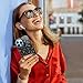 BnMvF Hexafiber Phone Case,Forged Carbon Fiber Flakes Case,All-Inclusive,Support Wireless Charging,Anti-Slip Sides for iPhone Series (for iPhone 16 Plus,Pink)