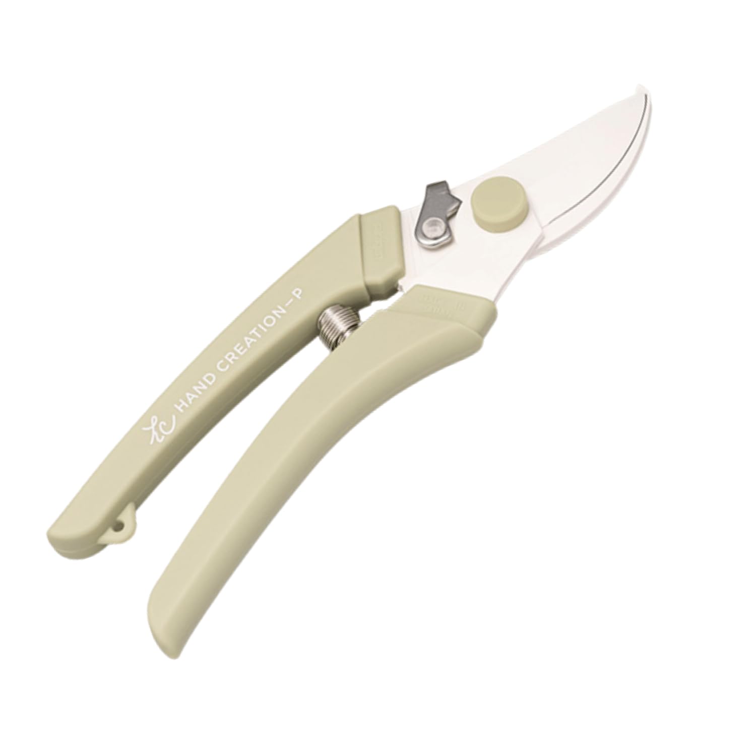 Japanese Hand Pruners - Sakagen Hand Creation, Ultra Sharp Bypass Pruning Shears for Flowers & Gardening, Made in Japan, P-180 (Atmos Green)