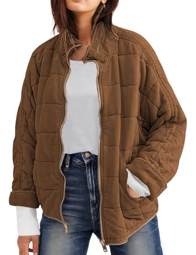 Wefebi Womens Dolman Quilted Lightweight Jackets...