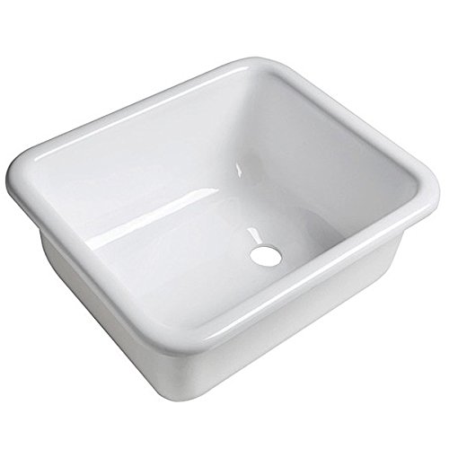 Preisvergleich Produktbild Osculati Plexiglas Spüle weiß glänzend 330x280x140mm