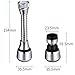 360 ° Adjustment Kitchen Sink Faucet Extender Filter Spray Dual-Mode Water-Saving Pressurizer Household Bathroom Tool(Long Faucet,1PC)