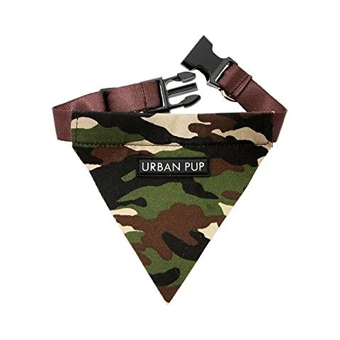 UrbanPup Camouflage Bandana (Small - Dog Neck Circumference, adjusts: 8" to 11" / 20cm to 28cm) Cover