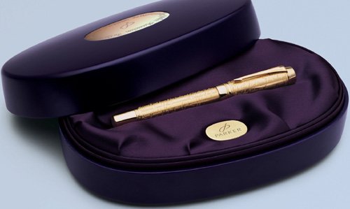 Parker - exclusive fountain pens - Limited Edition 2002 on the occasion of the Golden Jubilee of Queen Eliszabeth II - a rare collector's item