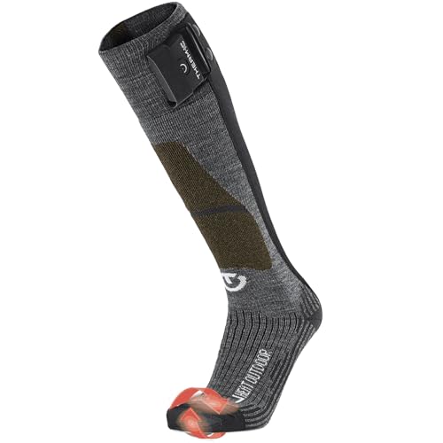 Therm-ic Unisex Heated Socks for Winter Sports - Fitted Powersocks for Skiing and Outdoor Activities