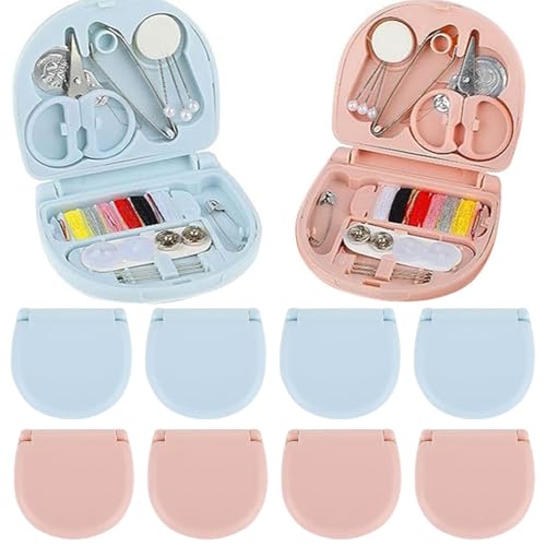8 Pack Mini Sewing Kits, Compact Travel Emergency Sewing Set
