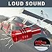 YESHMA Universal Red Universal Turbo Sound Whistle Muffler Pipe Sounder Simulator Tailpipe Noise Sound Enhancer Compatible with Motorcycle, Truck, Cars, Dirt Bike and Scooter(XL 1 Pack)