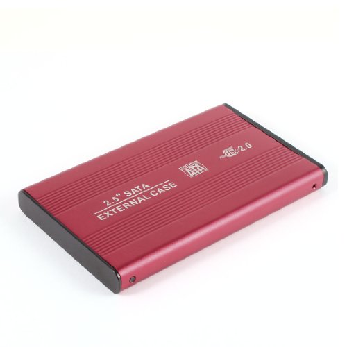 Caja externa aluminio USB 2.0 a SATA 2.5 pulgadas miniatura 1