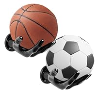 YFCJYBF 2 Stück palmenförmiger Basketball-Aufbewahrungsregale, kreative Aufbewahrungsregale für Basketbälle, Fußbälle,Ballhalter Hand Ultra Sicher Stabil,ballhalter、Basketball deko、ballhalterung Wand