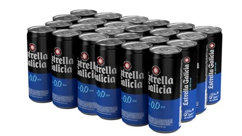 Cerveza Sin Alcohol Cerveza Estrella Galicia Cerveza 0,0 - Pack De 24 Latas X 33 Cl Cerveza Sin Alcohol Cerveza Estrella Galicia Cerveza 0,0 - Pack De 24 Latas X 33 Cl