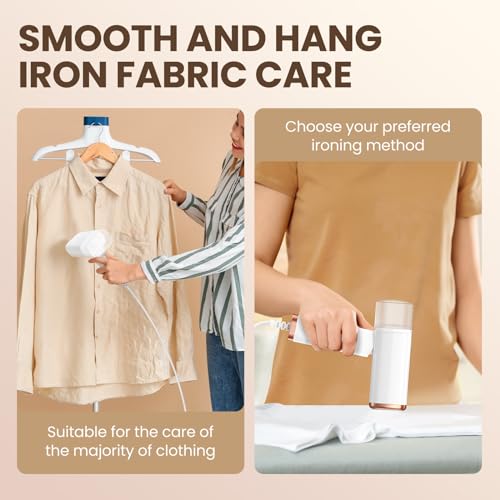 image for NTAYDZSW Portable Handheld Steam Garment Steamer Foldable: Effortless 