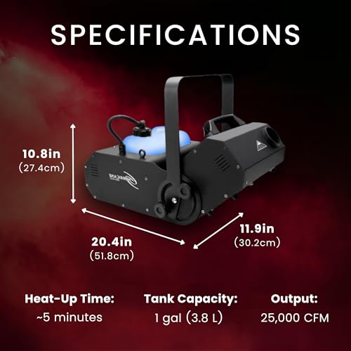 CHAUVET DJ Hurricane 1800 Flex Máquina de Humo Ajustable con Temporizador y Control Remoto miniatura 3