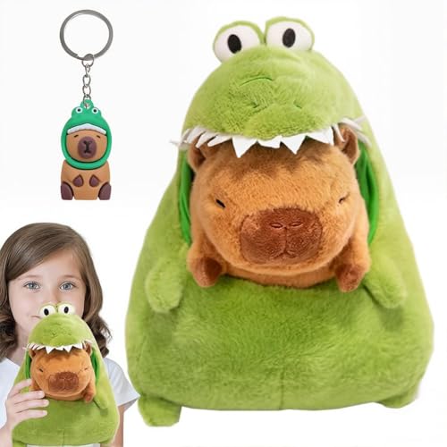 Capybara Detachable Plush 2 in 1 Realistic Crocodile Shape Toys C...
