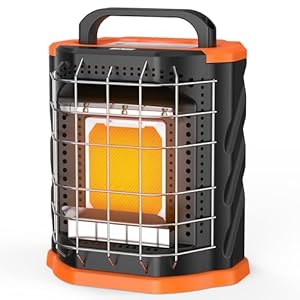 Portable Propane Heater, 7500 BTU Camping Heaters for Tents, Safe Propane Radiant Heater with ODS, Indoor/Outdoor Propane Heater for Garage Camping Hunting blinds Ice Fishing Power Outages