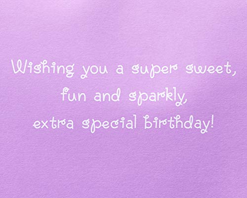 Image of Papyrus Birthday Card for Girl (Sweet, Fun, and Sparkly)