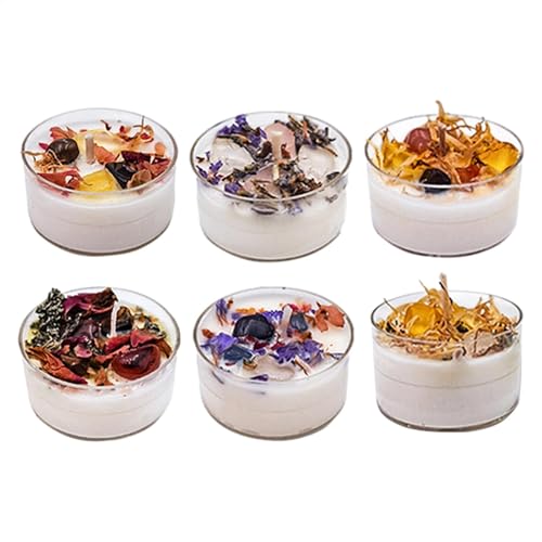 Yumneo Aromatherapie-Kerzen-Set, kleine Weihnachtskerzen, natürliche...