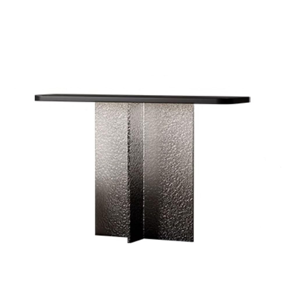 ENGENDER Console Tables Retro Suspended Acrylic Entrance Table, Simple, Living Room, Fashionable End View