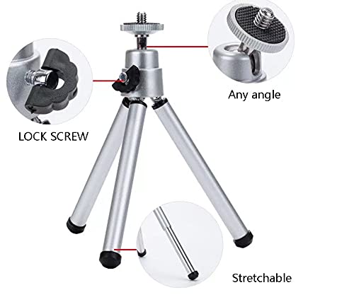 Webcam Mini Tripod for Microsoft LifeCam Studio 1080p HD Webcam/Logitech Webcam C930e,C930,C920, C922x,C922, Brio 4K, C925e,C615