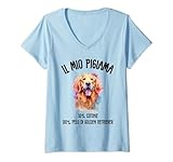 Photo Gallery donna il mio pigiama - cane golden retriever regalo divertente maglietta con collo a v Photo Gallery donna il mio pigiama - cane golden retriever regalo divertente maglietta con collo a v