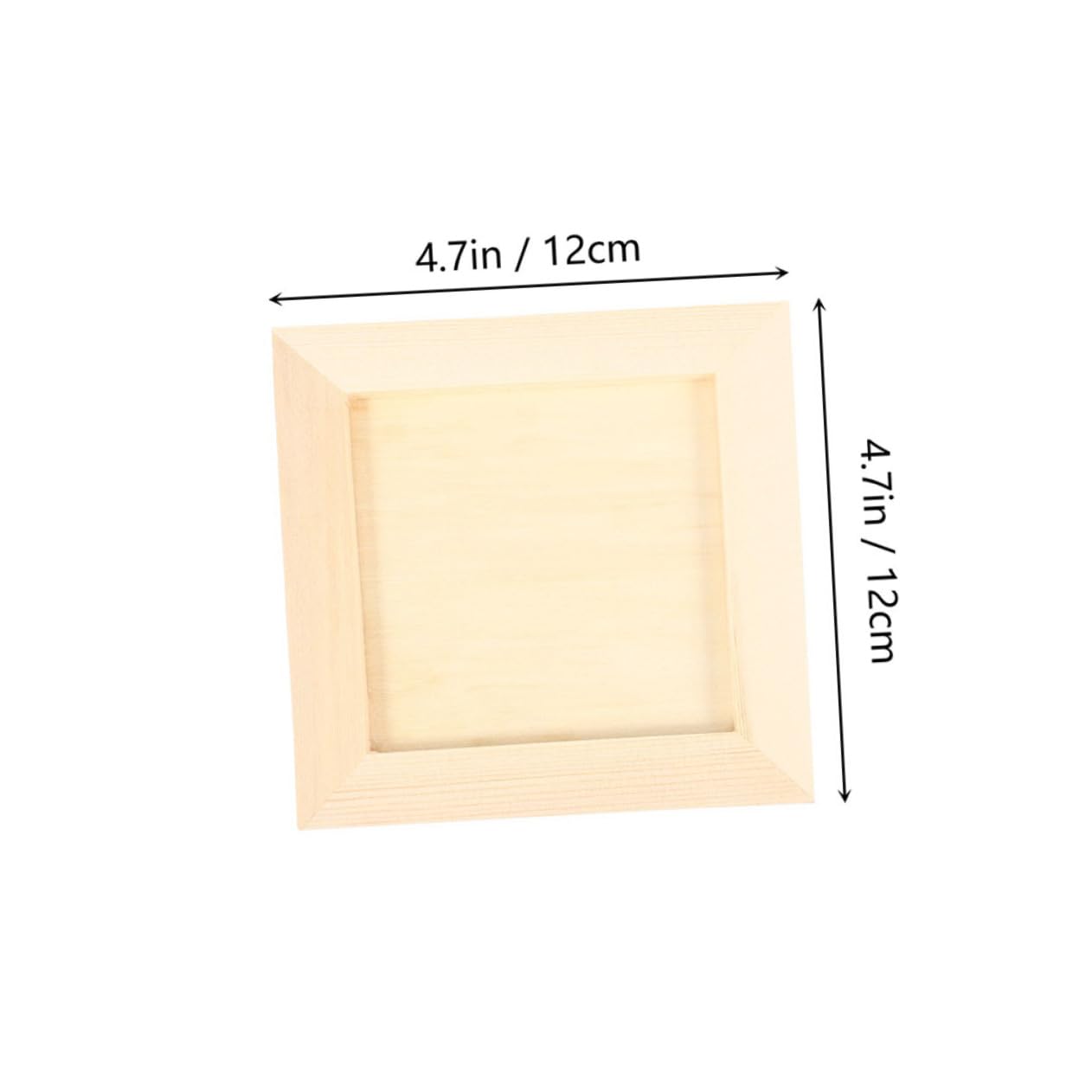 Veemoon DIY Picture Frames for Boys and Girls 4pcs Clay Art Frames Simple Design for Boys and Girls Artwork